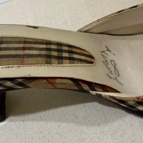 NFINITY Vintage Plaid Women's Mules Size 9.5 M | 2.5”-3” Heels - Picture 6 of 12